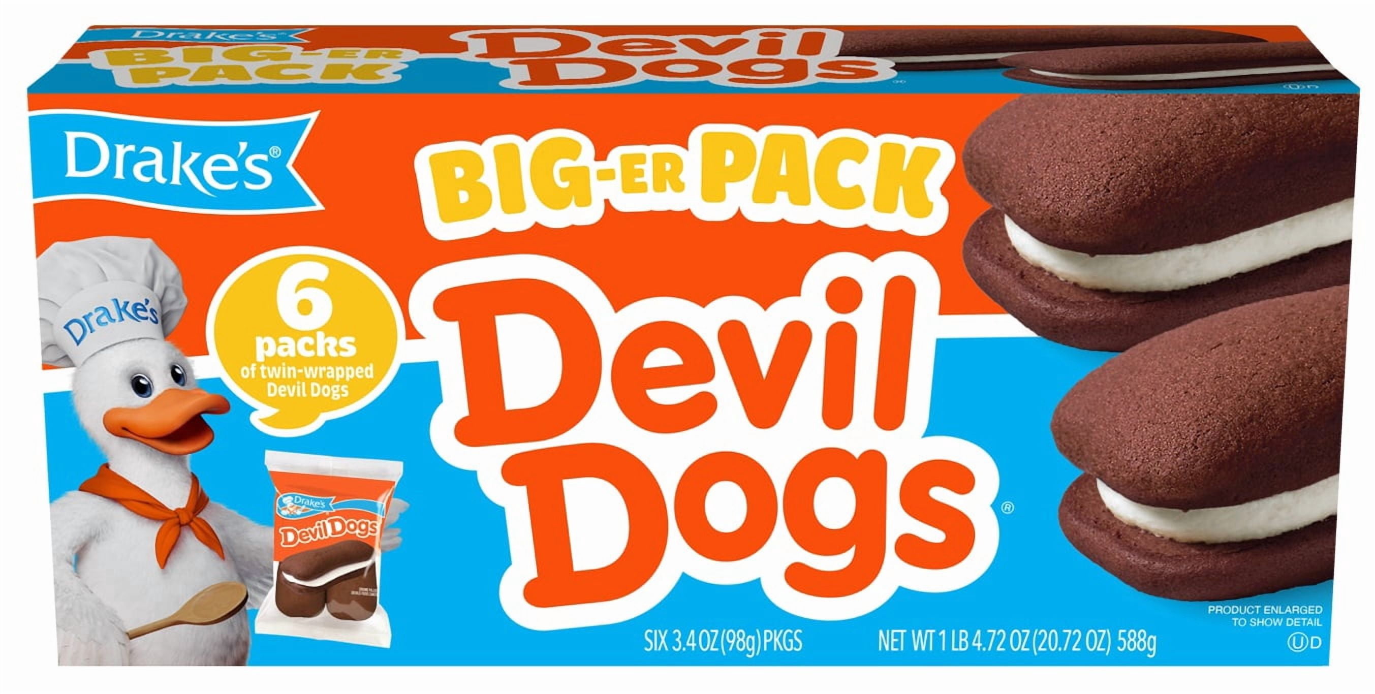 Drake's Bigger Pack Devil Dogs