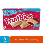 Drake's Cherry Fruit Pies, 8 Count, 18.04 oz
