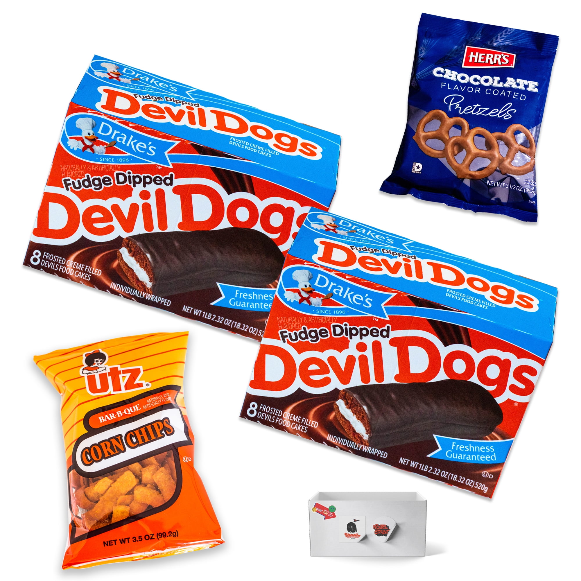 Drake's Fudge Dipped Devil Dogs (2 packs, 8ct - 16 Devil Dogs) - BBQ