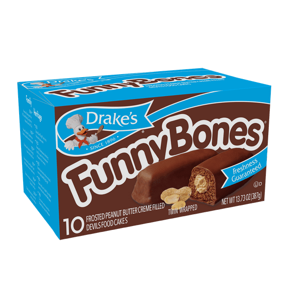 Drake's Funny Bones, 10 Count, 13.73 oz