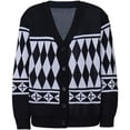 thumbnail image 1 of Draken Sweater Revengers Swrater Button Knit Cardigan Men's Jacket, 1 of 7