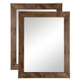 thumbnail image 1 of Drakestone Farmhouse Vanity Mirror (Set of 2), Walnut, 1 of 9