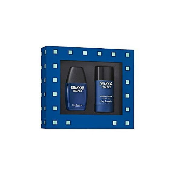 Drakkar Essence by Guy Laroche for Men SET: EDT Spray 1oz+Deodorant Stick 2.6oz