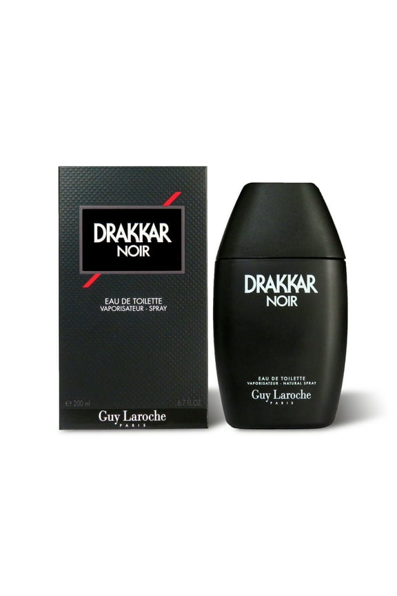 Drakkar Noir by Guy Laroche Eau de Toilette Spray Fragrance for Men, 6.7 oz