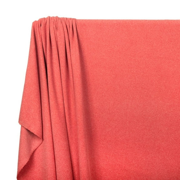 Dralon Stretch Fleece 73" Double-Sided Fabric By The Yard - Coral