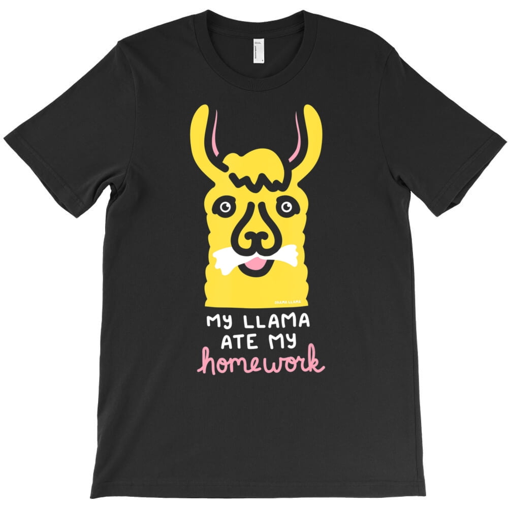 Drama Llama My Llama Ate My Homework Funny Last Day Of School Holiday ...