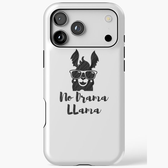 Drama Queen No Drama Please Art iPhone Case 17 16 15 14 13 12 11 Pro Max