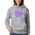 thumbnail image 1 of Drama Queen Quote Hoodie Women -Image by Shutterstock, Female Small, 1 of 4
