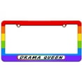 thumbnail image 1 of Drama Queen, Rainbows, Gay Lesbian License Plate Tag Frame, Multiple Colors, 1 of 1