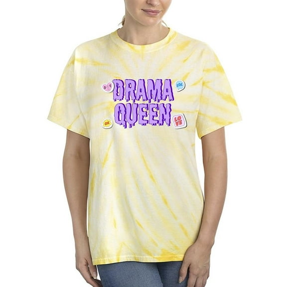 Drama Queen Teen Stickers Tie Dye Cyclone Women -Image by Shutterstock, Female Small