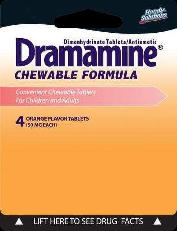 Dramamine 4ct Tablets (Pack of 4)
