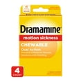 thumbnail interactive-video image 1 of Dramamine Chewable, Motion Sickness Relief, Orange Flavor, 4 Count, 1 of 15