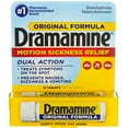 thumbnail image 1 of Dramamine Motion Sickness Relief Original Formula Dual Action 12ct 3-Pack, 1 of 4