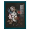 thumbnail image 1 of Dramatic Bouquet I -Framed Print w/glass-Ocean Blue, 1 of 7
