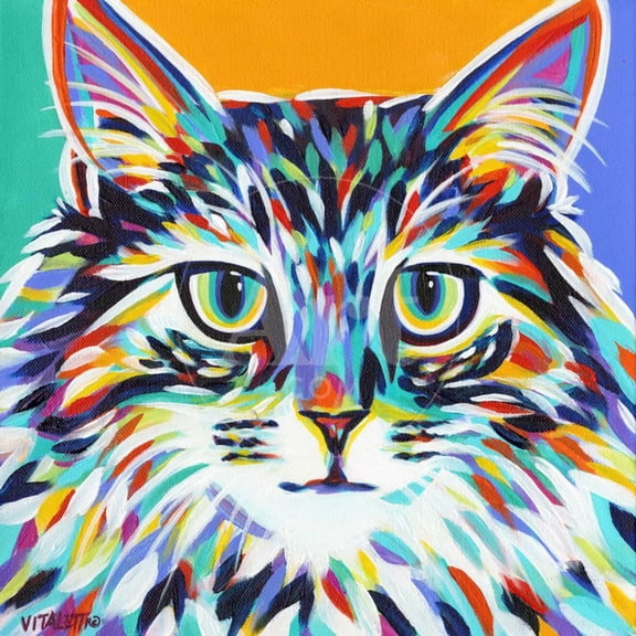 Dramatic Cats I, Animals Unframed Art Print Wall Art by Carolee Vitaletti Sold by Art.Com