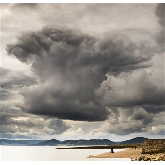 Dramatic Cloud Formation Over The Coastline Chanonry Point - Inverness Scotland Poster Print by John Short, 24 x 24 - Large