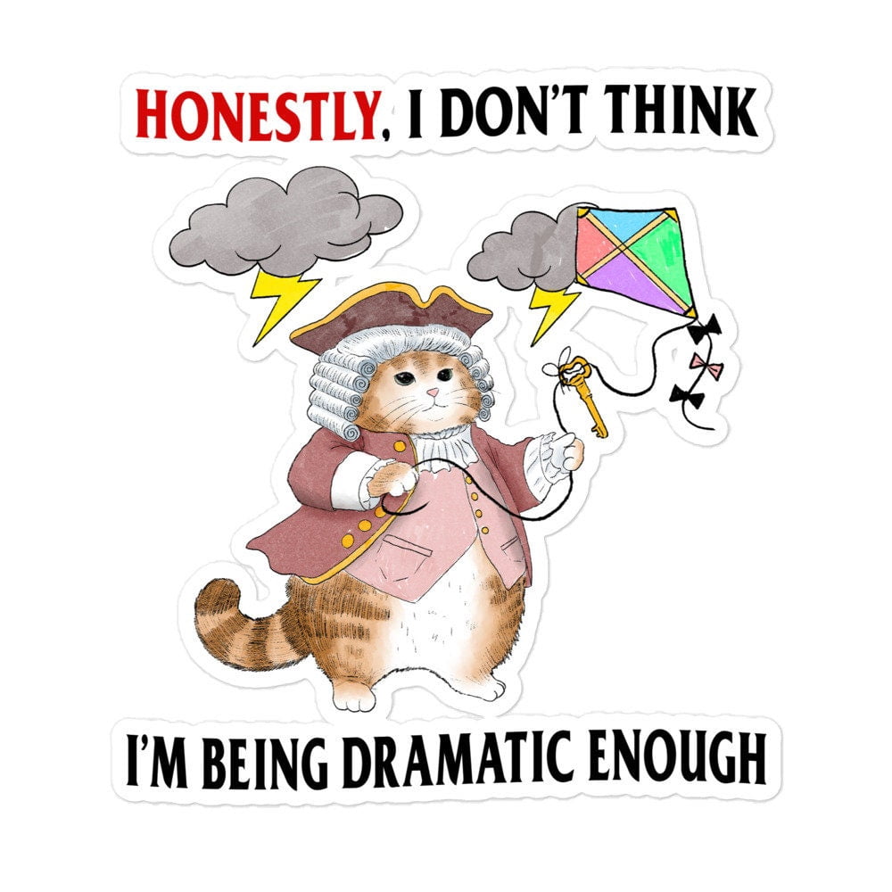 Dramatic Enough Bubble-free stickers vinyl decal cute sticker aesthetic ...