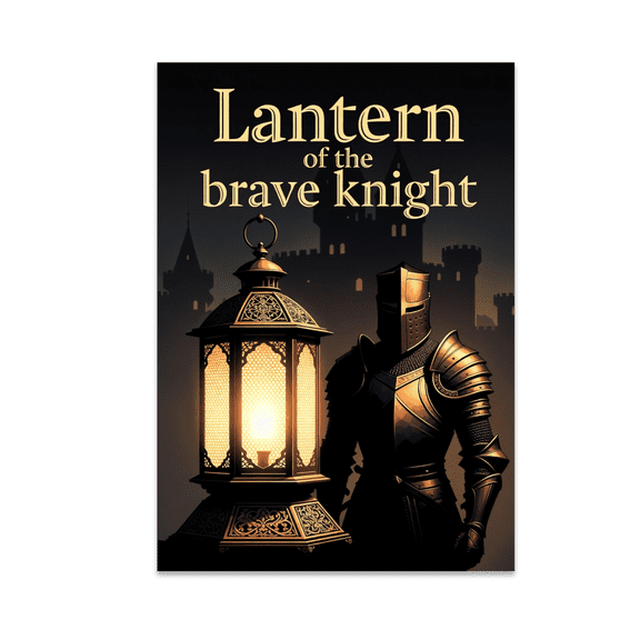 Dramatic Knight Wall Art - Knightcore Enthusiast - 13x19 Poster Print