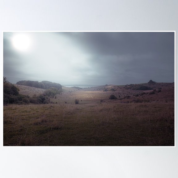 Dramatic Landscape Poster Wall Art, Modern Wall Decor, 8x12 UNFRAMED