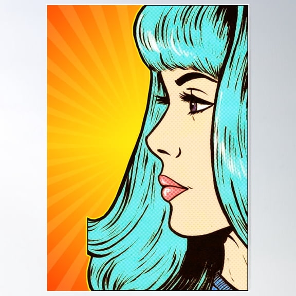 Dramatic Plasma Pop Art Poster Wall Art, Modern Wall Decor For Living Room Bedroom, 12x18 UNFRAMED