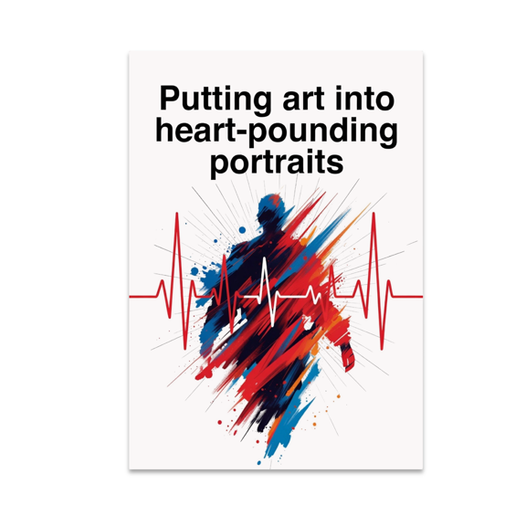 Dramatic Portrait Wall Art - Art Enthusiast - 13x19 Poster Print