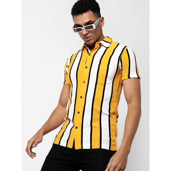 Dramatic Striped Shirt