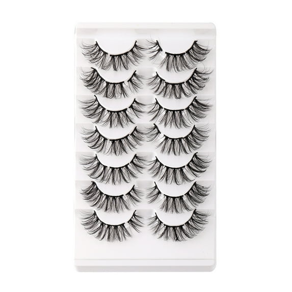 Dramatic Volume 7 Pairs Eyelashes Layered And for Stunning Definition and Style