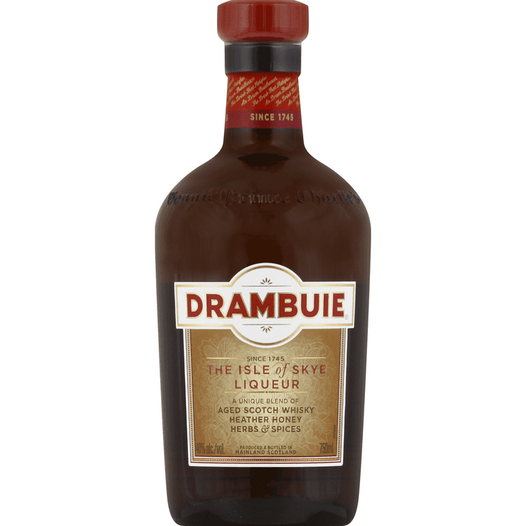 Drambuie Scotch Whisky Liqueur, 750ml Glass Bottle, 40% ABV