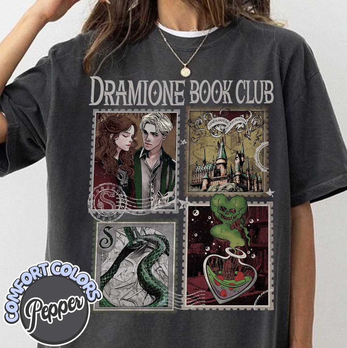 Dramione Manacled Comfort Colors T-Shirt, Malfoy Manor Granger Shirt, Bookish Fan Fic, Magic ...