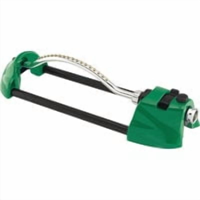 Dramm 10-15004 Colorstorm Metal Oscillating Sprinkler with Brass Nozzle Jets, Green