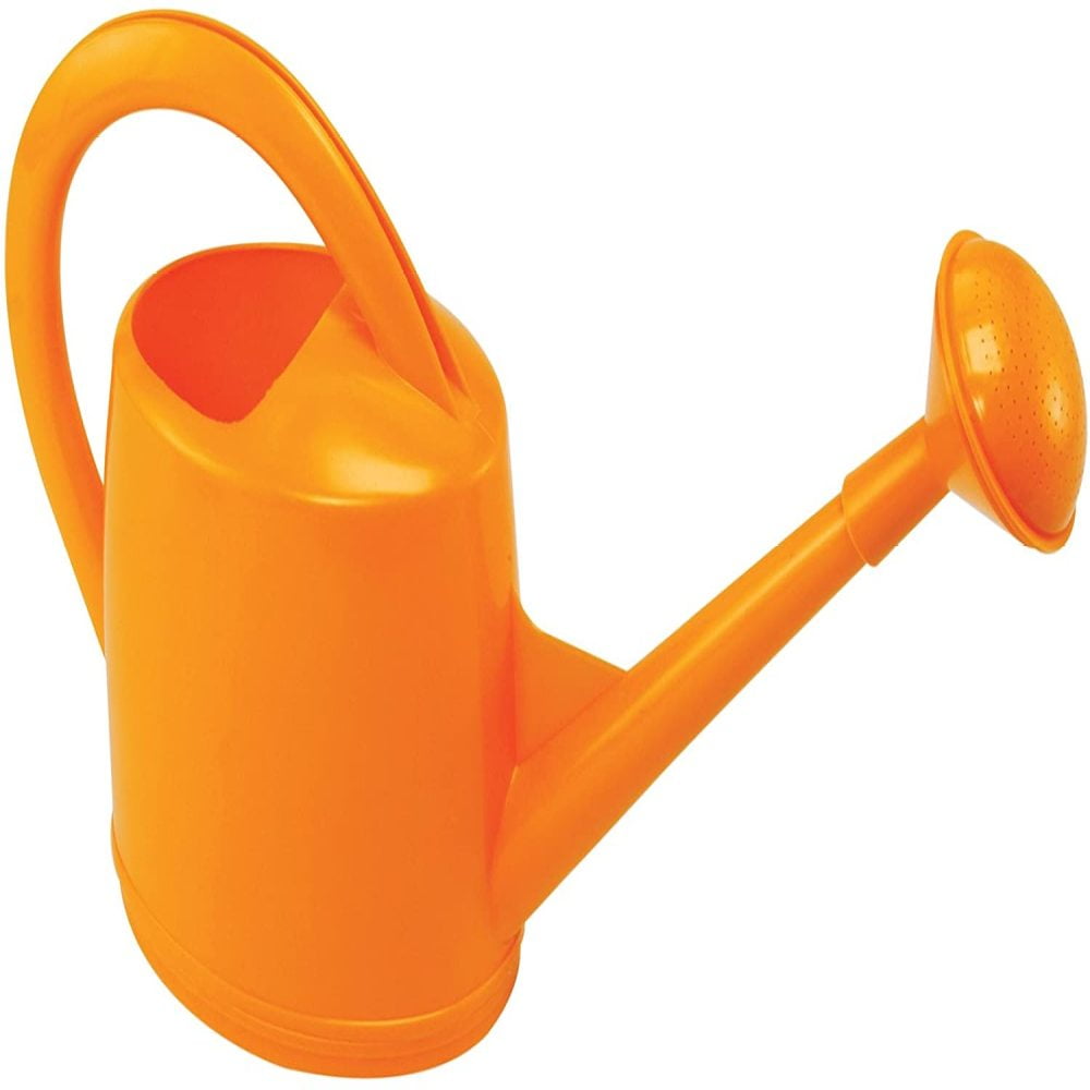 Dramm 12432 Watering Can with Injection Molded Plastic, 7Liter, Orange