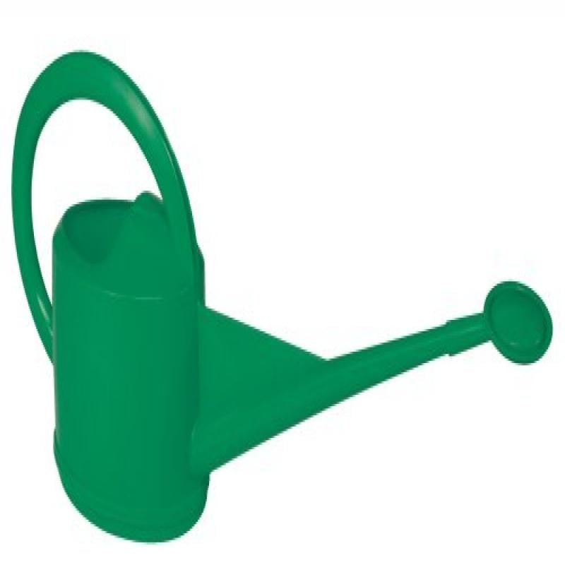Green High-Grade Plastic 5-Liter Watering Can with Long Spout