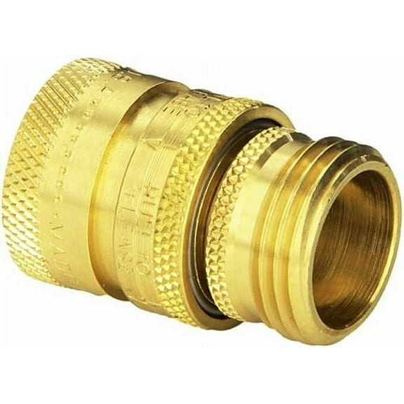 Dramm Brass Quick Disconnect For Hoses- MADE IN THE USA- Professional Quality - 1 connector