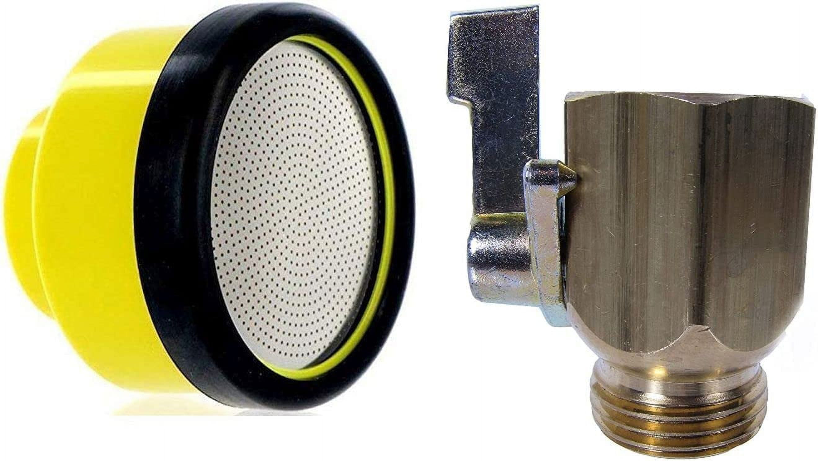 Dramm Lemonhead Water Breaker Nozzle with Brass Water Wand Shutoff