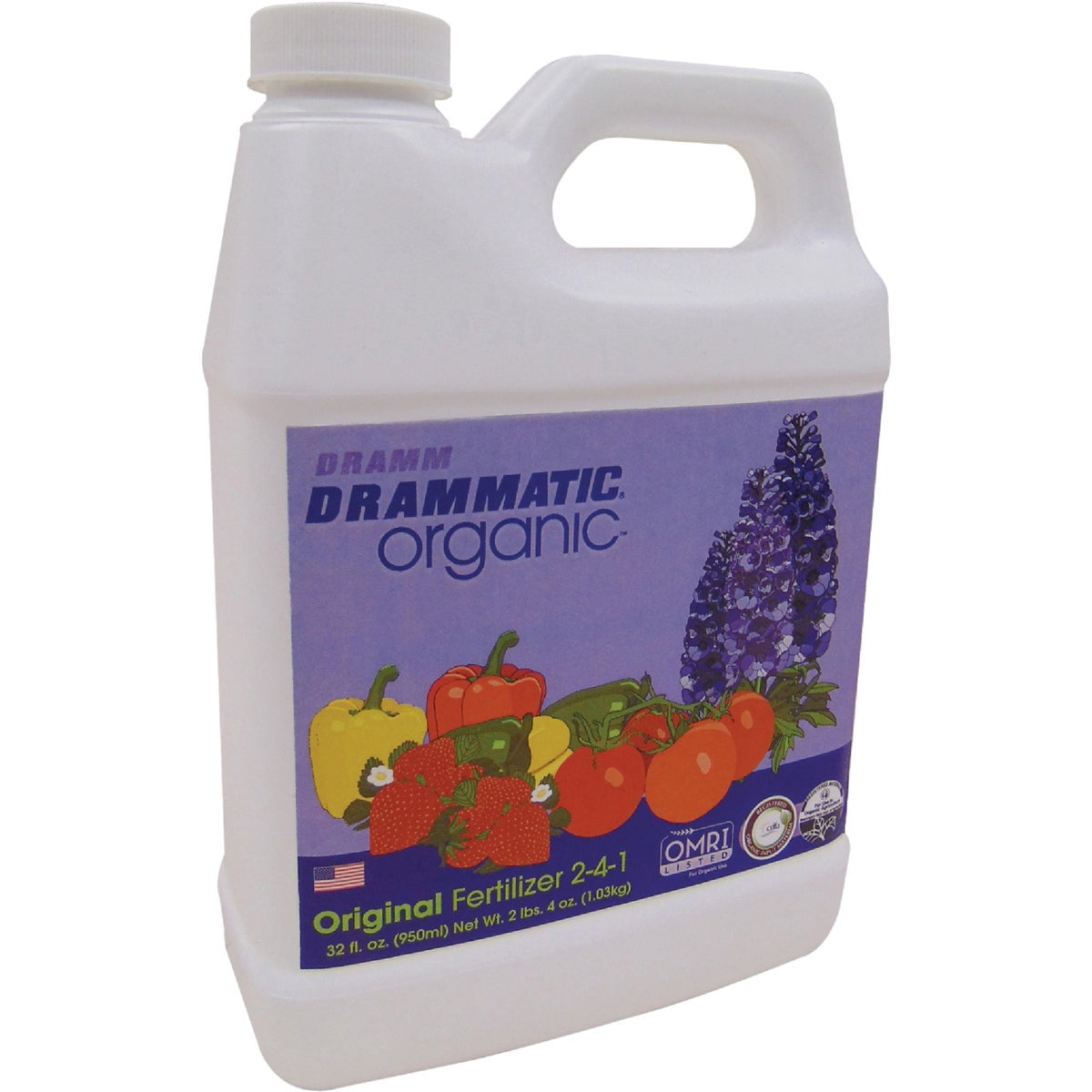 Dramm Drammatic Organic Liquid Plant Food 10-24110 - Natural Fertilizer - 1 Qt.
