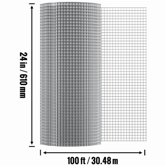 Dranite 1/2Inch 24100FT Galvanized Wire Mesh Fencing Roll