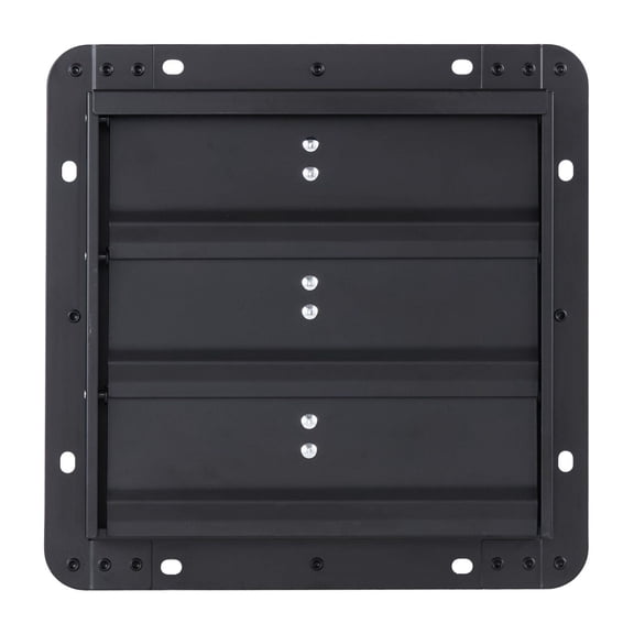 Dranite 10 Inch Heavy-Duty Steel Shutter Exhaust Fan, 900 CFM Wall Mounted Attic Vent Fan with Variable Speed Controller, Low Noise AC Motor for Garage, Shed, Greenhouse Ventilation Cooling, Black