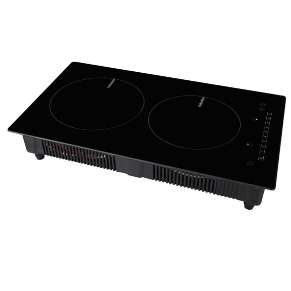 Dranite 12-Inch Induction Stove Top, 1800W Built-in Cooktop with Magnetic Heating, 9-Level Multif