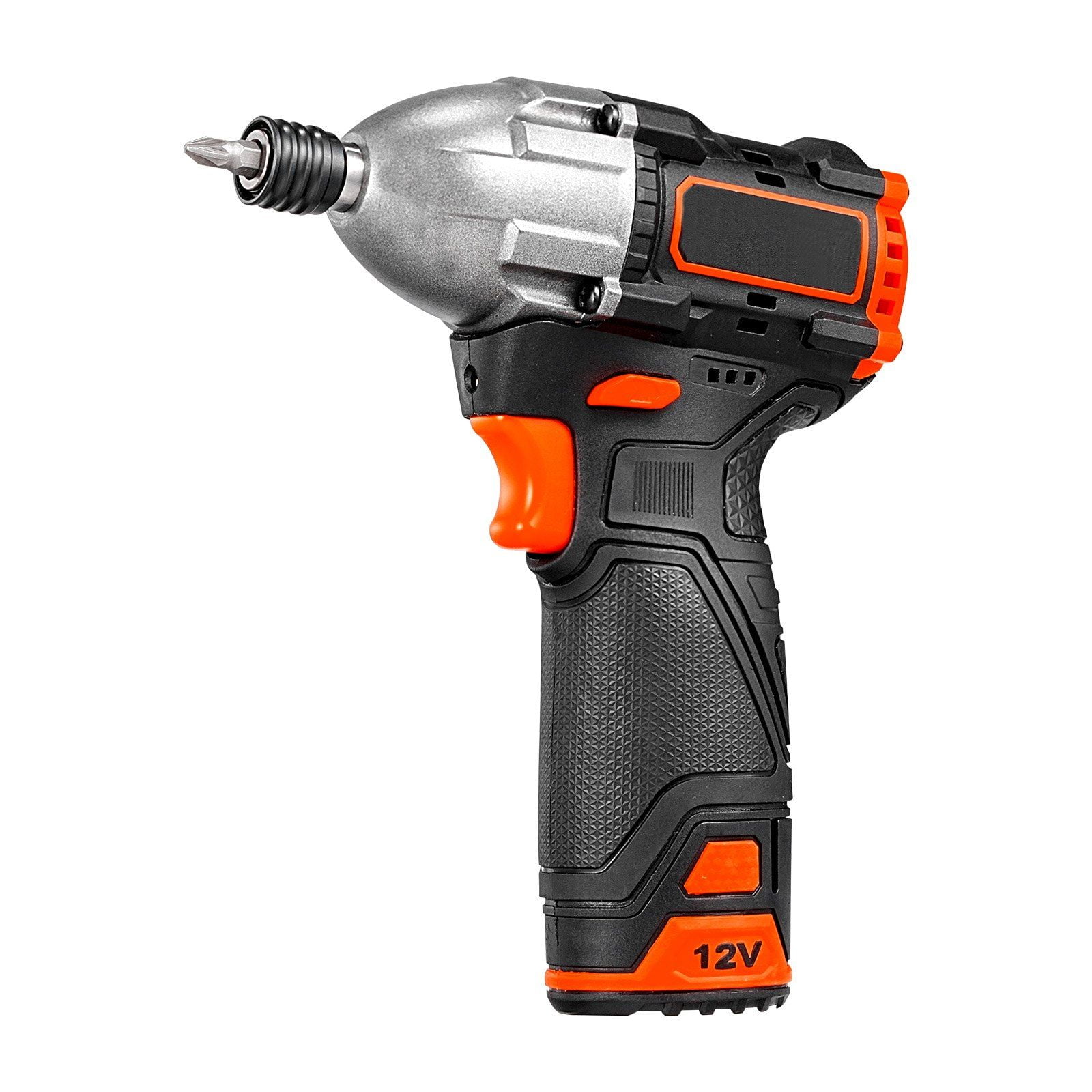 Dranite 12V Brushless Motor 1/4 Inch Cordless Impact Driver Kit - 3000 RPM Max with Battery & Charger, 20 Bits & LED Light, Ideal for Furniture, Electrical, Home Repairs