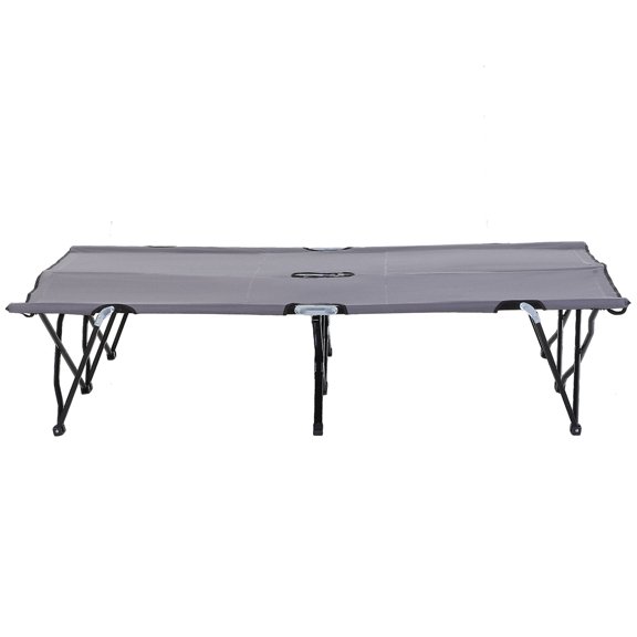 Dranite 2-Person Folding Camping Cot , Extra Wide 50-Inch with Carry Bag