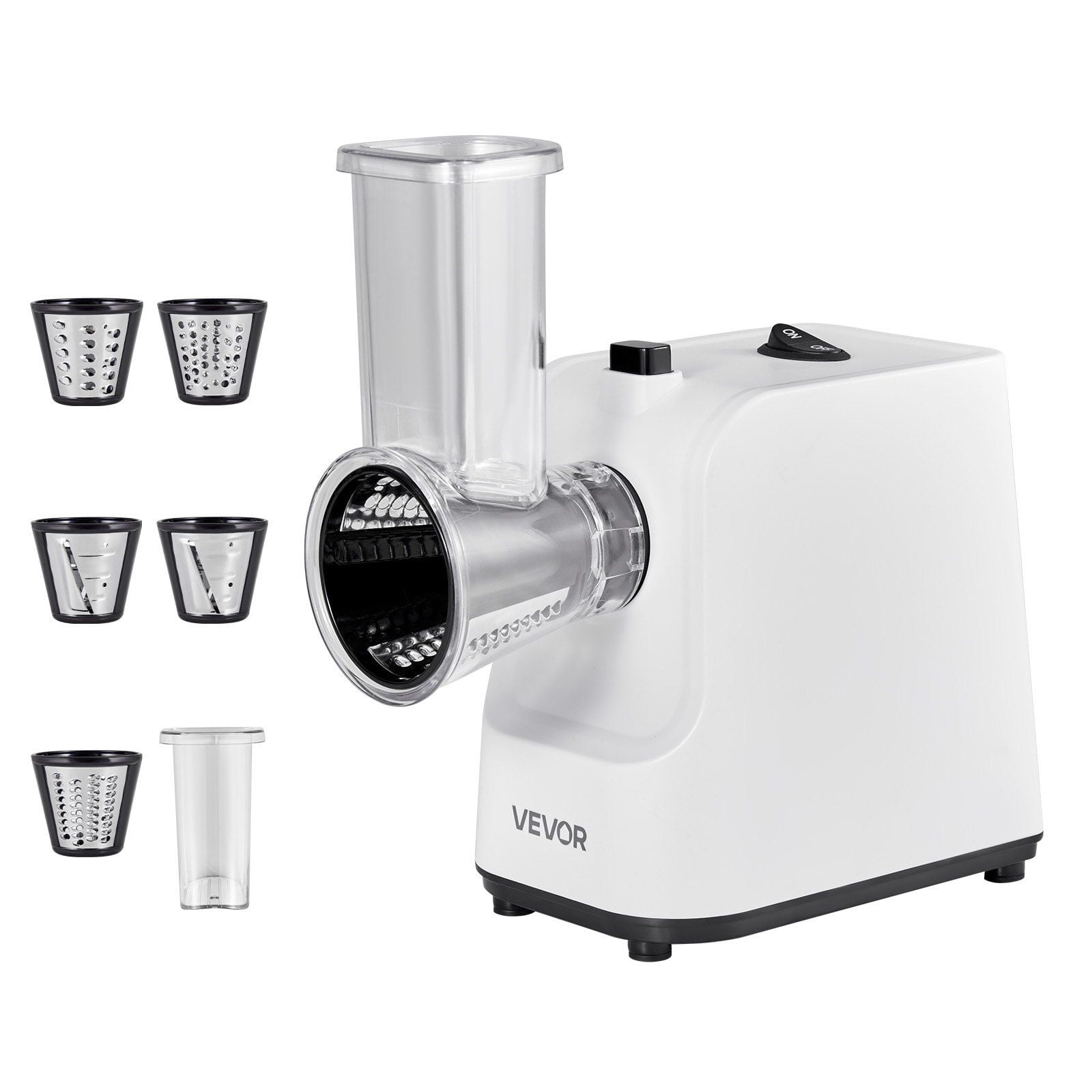 Dranite 200W Salad Shooter Vegetable Slicer,Food Cutter Cheese Grater ...