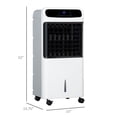 thumbnail image 1 of Dranite 32" 3-in-1 Evap Air Cooler, Ice Fan, Humidifier, Remote, LED, 1 of 11
