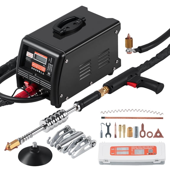 Dranite 3KW 110V Stud Welder Dent Repair Kit, Auto & Manual Spot Welding with 9 Modes, Professional Auto Body Dent Puller Machine for Car & Truck Hail Damage Repair
