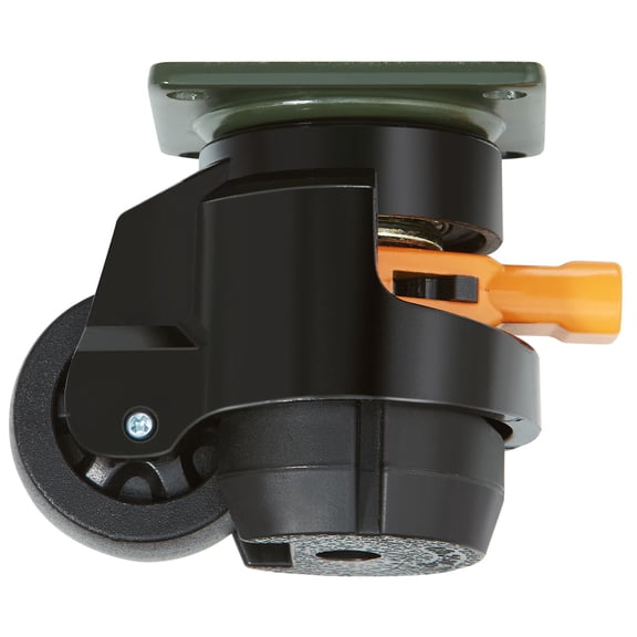 Dranite 4-Pack Adjustable Leveling Casters, 1100 lb Capacity, 2" 360 Swivel Wheels for Workbench