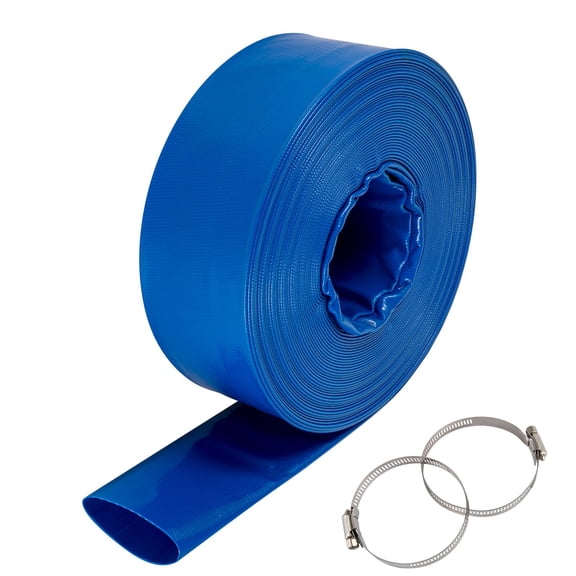 Dranite 4" x 105' Heavy Duty PVC Lay Flat Discharge Hose