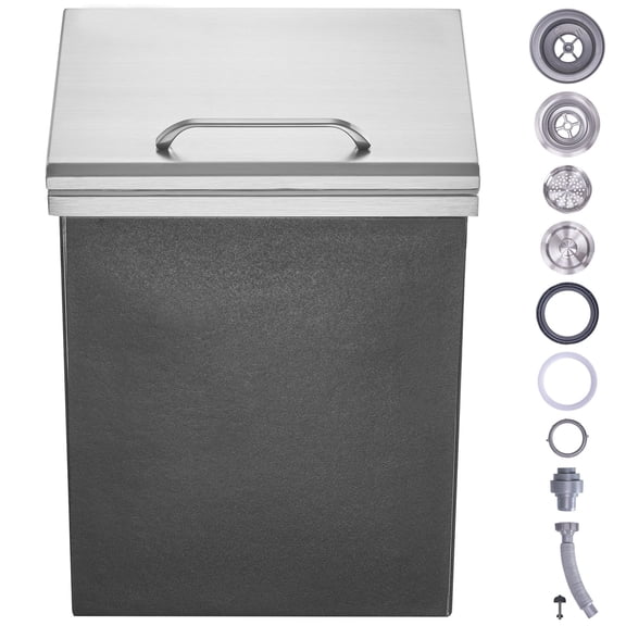 Dranite 40QT 141218 Inch Hinged Outdoor Beverage Ice Chest