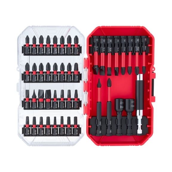 Dranite 45-PC Screwdriver Bit Set, Magnetic Tips with Protective Storage Case