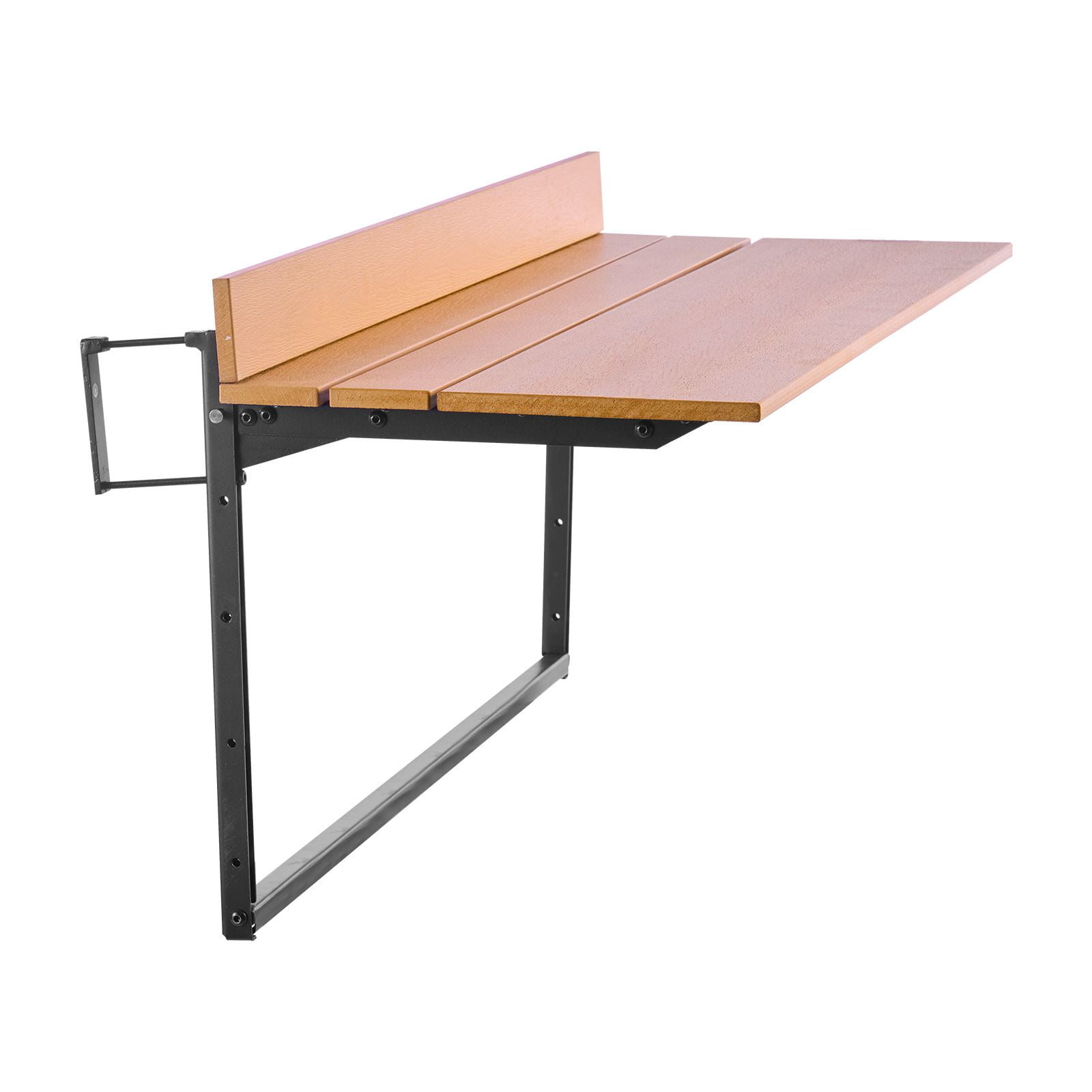 Dranite 5-Level Adjustable Balcony Railing Table, 15x39 Inch Folding ...