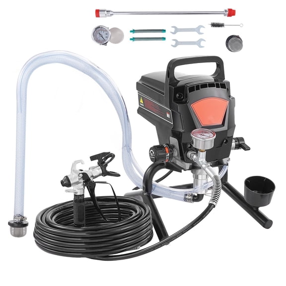 Dranite 950W Stand Airless Paint Sprayer, 3000PSI High Efficiency Electric Airless Sprayer