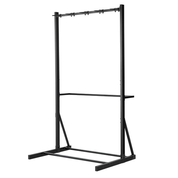 Dranite Bicycle Organizer Rack Freestanding, Holds 5 Bikes, Standing Garage Storage Solution